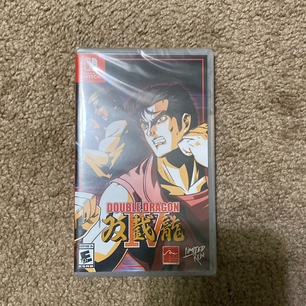 New Nintendo Switch game Double Dragon IV Limited Run #107